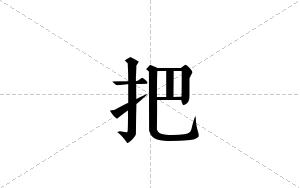 把的笔顺