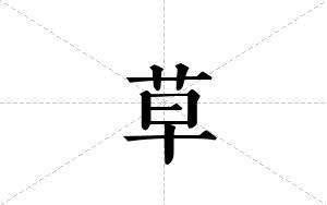 草的笔顺