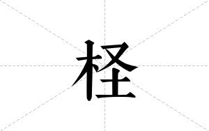 柽的笔顺