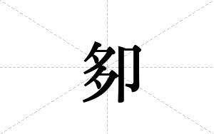 卶的笔顺